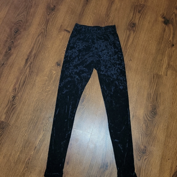Sws Black Velvet Pants, Size s - Picture 1 of 3